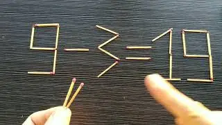 Задача математическая со спичками №29