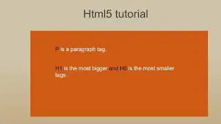 html5 tutorial chapter =1