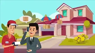 اعلان موشن جرافيك لصالح شركة لتوصيل الطلبات | delivery company