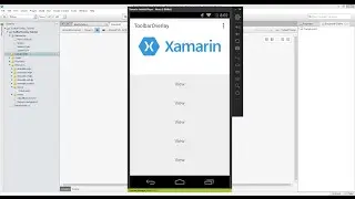 Xamarin Android Tutorial   54   Overlaying Toolbar