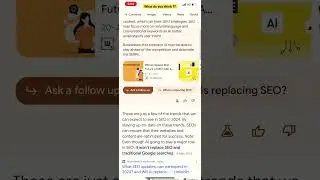 Is Generative AI Replacing SEO ????   