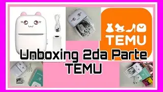 Temu 2da parte , unboxing , probando producto 