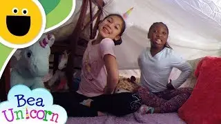How to Build a Blanket Fort | Bea Unicorn (Sesame Studios)