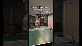 When the BOYS play ping pong… 