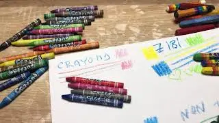 Обзор на восковые карандаши . Bic kids лучшие