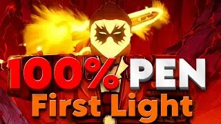 100% PEN + 550 HP First Light Build! (Blazing Warrior) | Deepwoken