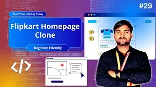Flipkart UI Clone Using HTML & CSS in Hindi 🔥 Fully Responsive E-Commerce Homepage Design