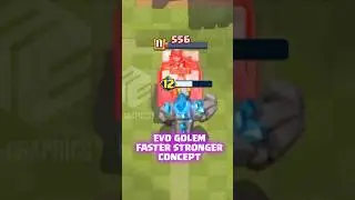 Golem Evo 🗿 #concept #clashroyale #cardevolution #newevolution #megaknight #pekka