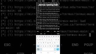 Running Train in Termux
