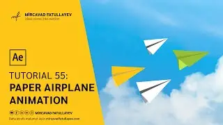3D Paper Airplane Animation - After Effects Tutorial
