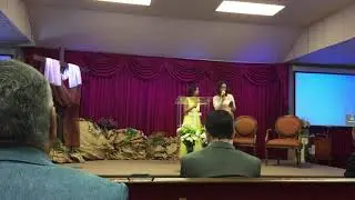 Hannah and Elizabeth Mapp singing 