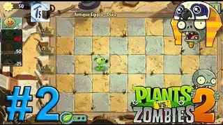 Plants vs zombies 2, Antiguo Egipto día 2