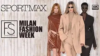 Sportmax FW 2023/2024 Milan Fashion Week 4K UHD Full Fashion Show | Fashion & Style TV | Supermodel