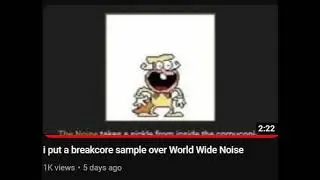 i put a breakcore sample over Noise's Unexpectancy Part 3
