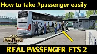 How to Download & Activate Passenger Mod & How to take job on Euro Truck Simulator-2 v.1.36