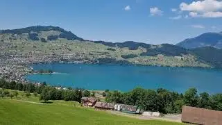 Sommer in Nidwalden mit Blick auf den Vierwaldstättersee von Manuela Troxler