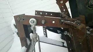 Самодельный минитрактор переломка размеры навески