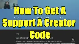 How To Get A Support A Creator Code