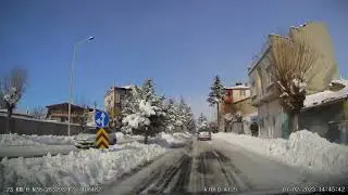 Sarayönü Kar Manzaraları 7 Şubat 2023