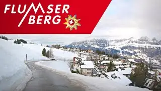 Flumserberg DRIVE holiday resort WINTER Views SWITZERLAND