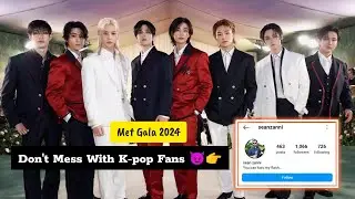 What K-pop Fans Did After Stray Kids Being Disrespected In Met Gala, 2024 😳🔥. Kpopies Reaction 💯