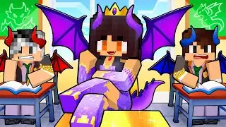 GÖKÇE EJDERHA Okuluna Gitti - Minecraft