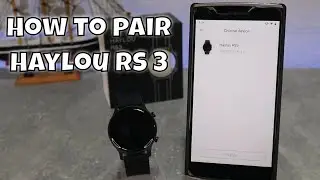 How to connect Haylou RS3 with Haylou Fit Android App