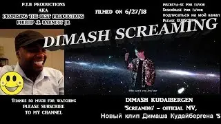 DIMASH KUDAIBERGEN 'Screaming' - Music Video Reaction