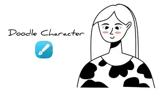 Draw Doodle Character Pretty In Infinite Design speed up