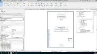 Курсовая в Revit 2022: титульный лист