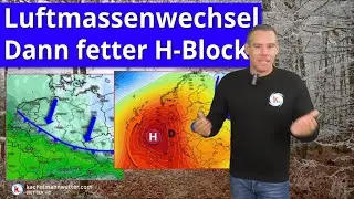 Luftmassenwechsel mit Nachtfrost - dann fetter Hochdruck-Block