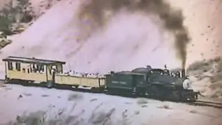 Virginia & Truckee Railroad With a 2-8-0 No. 29 Hauls a Tourist Railroad on a Branchline In Nevada
