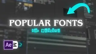 The Most Popular FONTS for Editing | TikTok Edit Tutorial