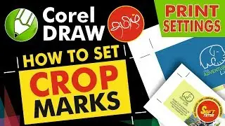 How to Set Crop Marks in CorelDraw ( Cutting Marks ) _ Corel Draw in Tamil Tutorial / SoftTutor