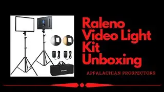 Raleno Video Light Kit Unboxing