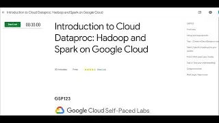 Introduction to Cloud Dataproc: Hadoop and Spark on Google Cloud | GSP123 | Solution