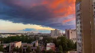 Июльское небо над Приморским районом