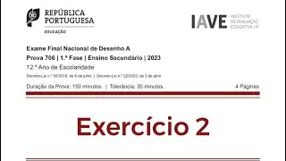 Desenho A, 1ª Fase, 2023, Exercício 2