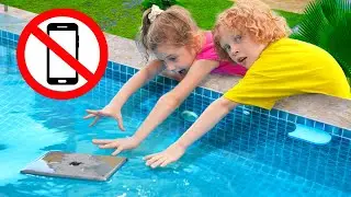 Eva and Friends Pool and Police Adventures for kids