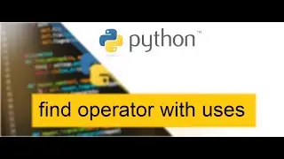 String functions in python  ||  Find operator  ||  python  ||  indexing ||  Ak