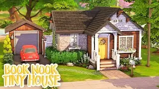 Book Nook Tiny House 📚🤎 | The Sims 4 Speed Build