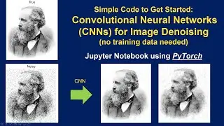 Get started with convolutional neural networks (CNNs) to process an image - Jupyter Notebook/PyTorch