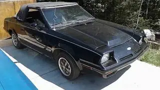 My Rare 1982 Ford EXP Convertible Number 2 out of 8