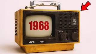 Restoration of a Portable Antique Japanese TV from 1968