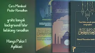 Cara Membuat 🕌Poster/pamflet Ramadhan🕌 Di PixeLab