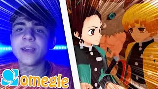 DEMON SLAYERS Go on OMEGLE! ( VRCHAT )