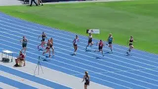 Ht5. 100m U14 Girls, QLD All Schools Championships, QSAC 1 November 2024