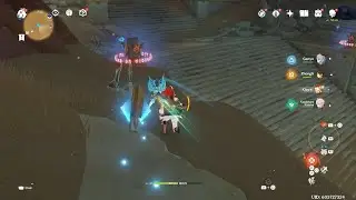 Genshin Impact (Sumeru - Underground Desert - Move Cell, Pyro Monument Puzzle)