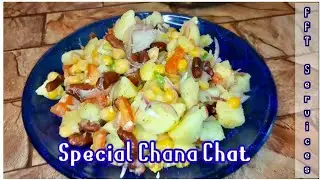 Special Chana Chat | Aloo Chanay | Spicy Chana Chat | FFT Services |