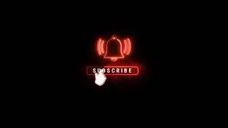 Subscribe Neon  Animation   | Green Screen Chroma Key 1080p